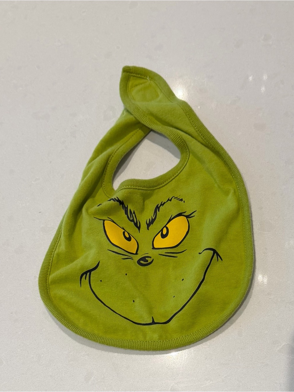 Green Grinch Face Baby Bib - Kids Accessories